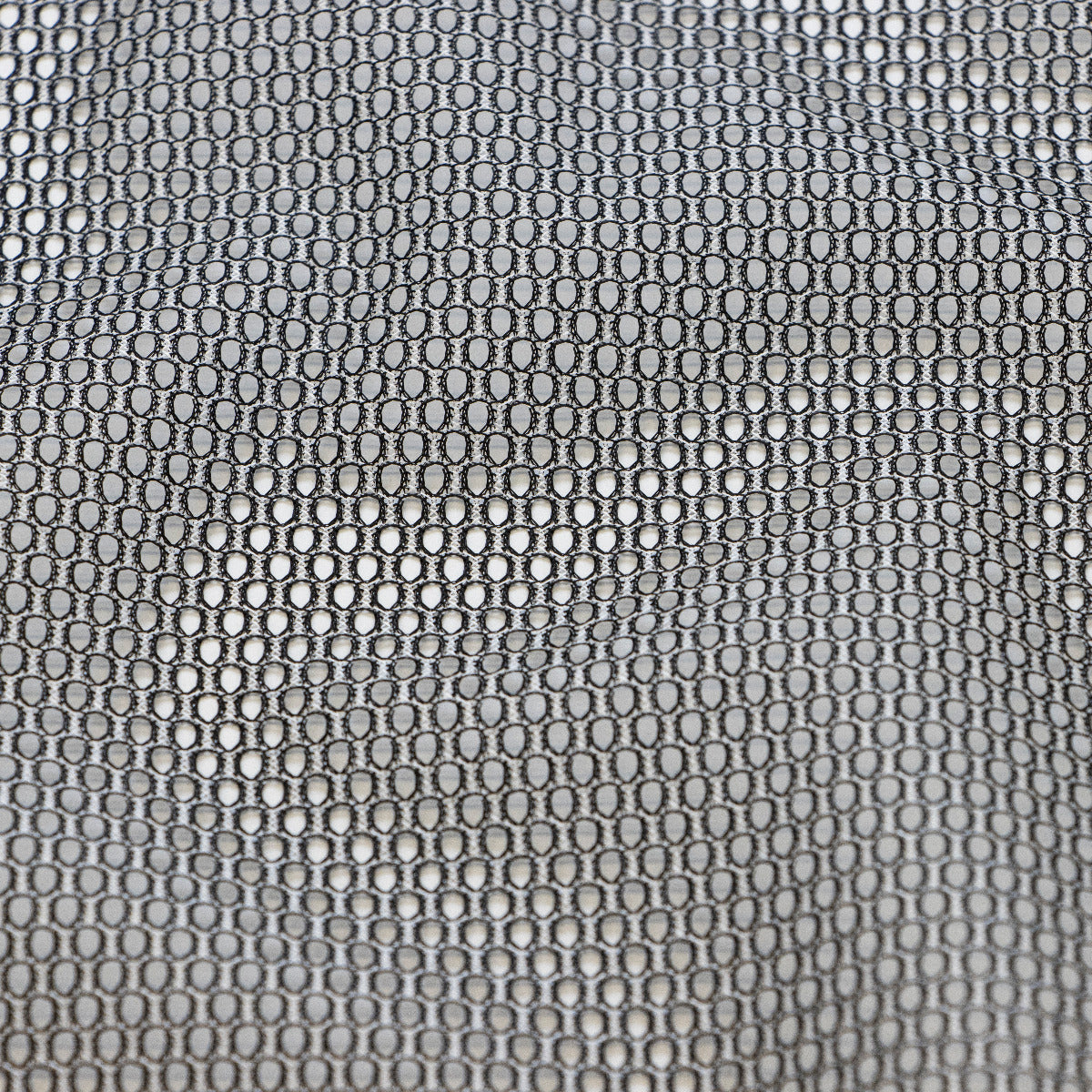 Mesh - Futterstoff - uni metallic grau