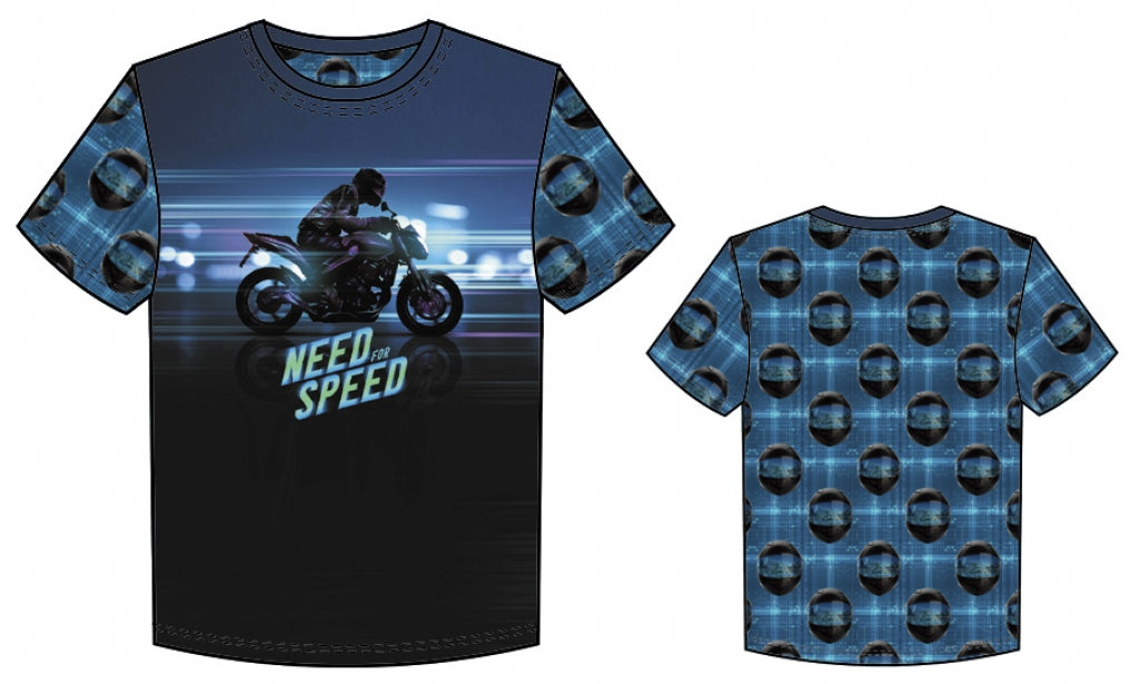 Jersey Digitalprint Stenzo Need for Speed - Motoradhelme - blau