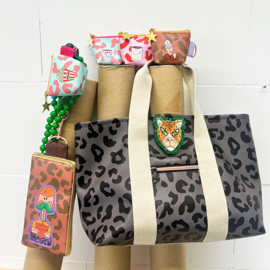 Struktur Kunstleder Coupon - Happy Leo by Cherry Picking