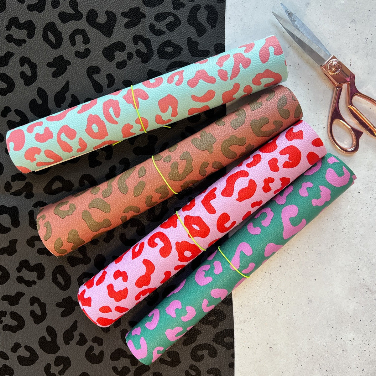 Struktur Kunstleder Coupon - Happy Leo by Cherry Picking