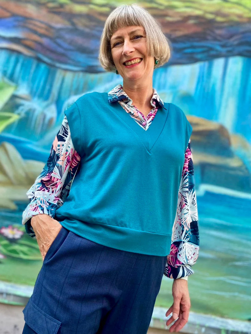 Papierschnittmuster Pullunder Bregenz