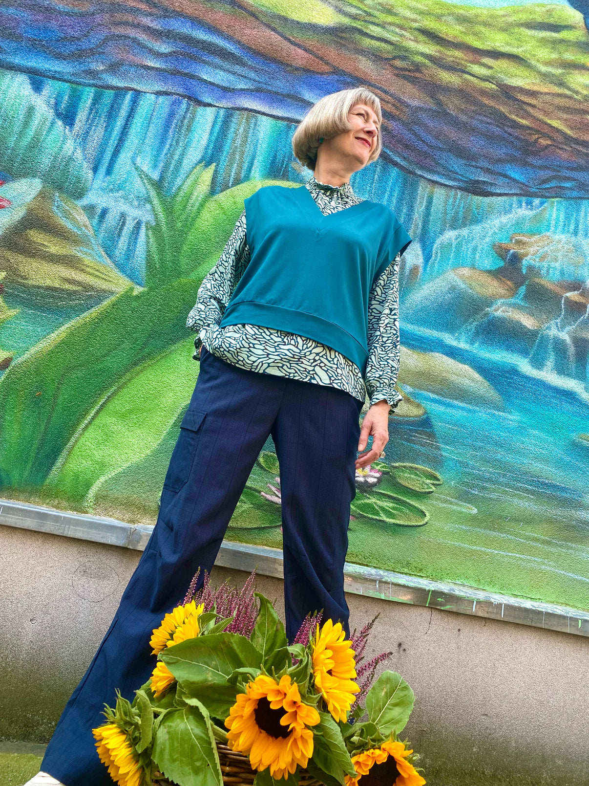 Papierschnittmuster Pullunder Bregenz