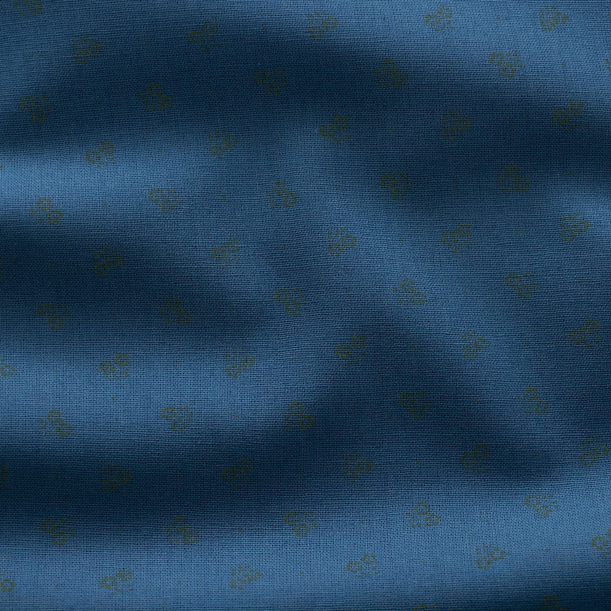 Webware Baumwolle Renforcé mercerisiert für Trachten - Blumenstempel