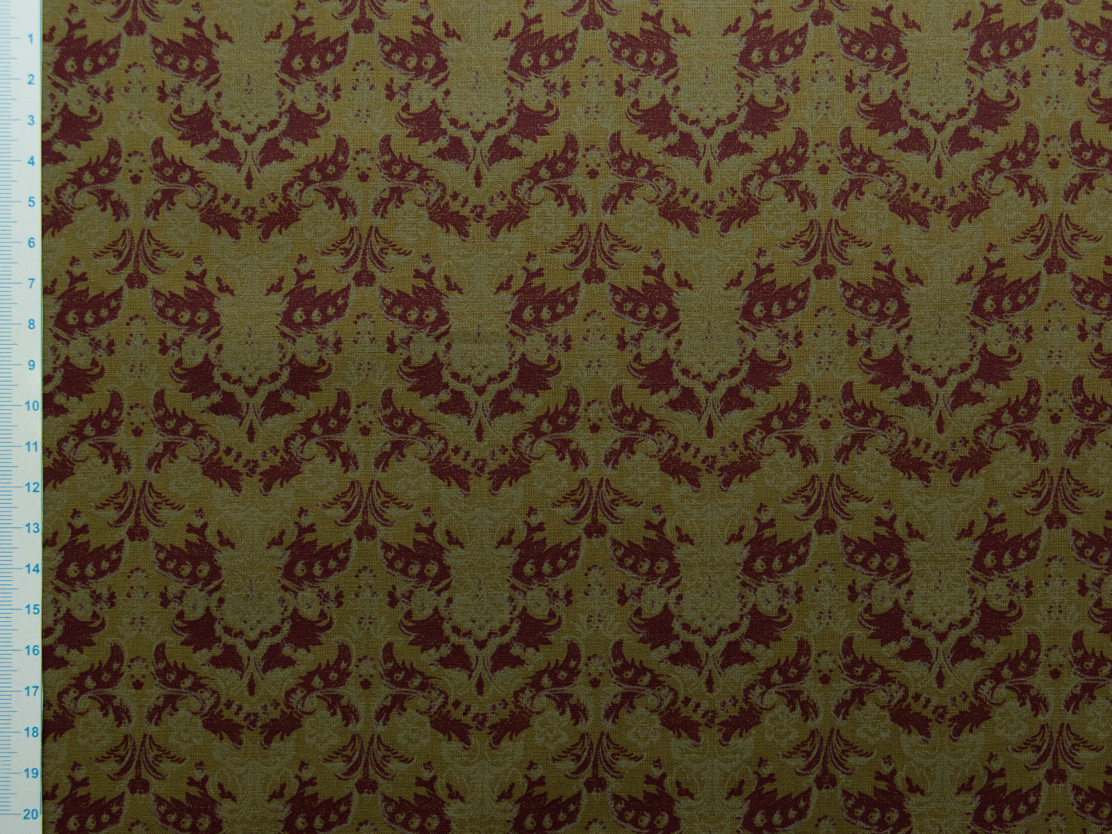 Webware Baumwolle Renforcé mercerisiert für Trachten - Ornamente - curry