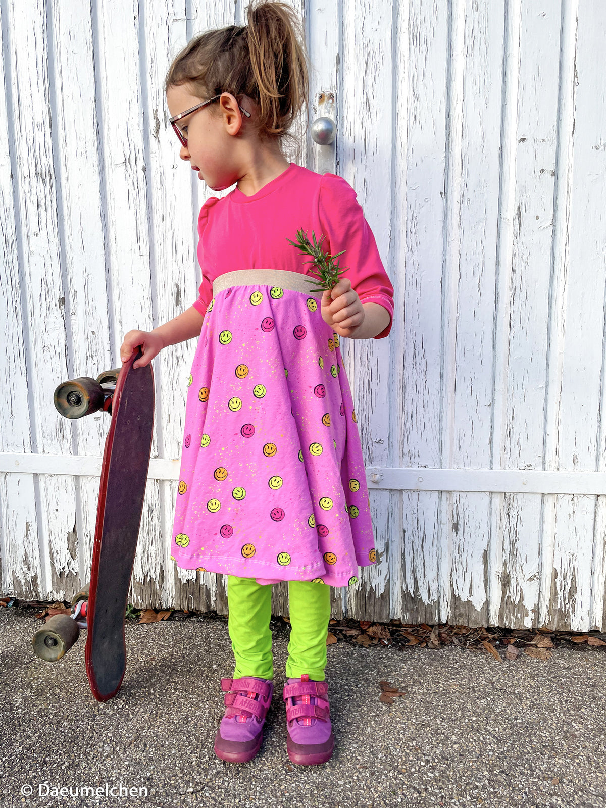Baumwolle Jersey Swafing by Christiane Zielinski - Happy - pink