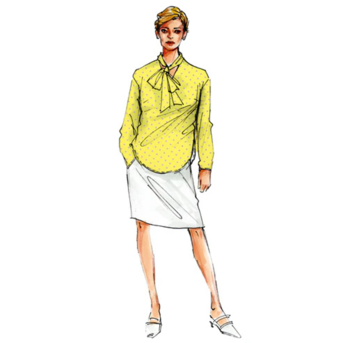 Papierschnittmuster Bluse Dallas