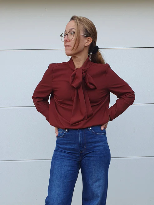 Papierschnittmuster Bluse Dallas