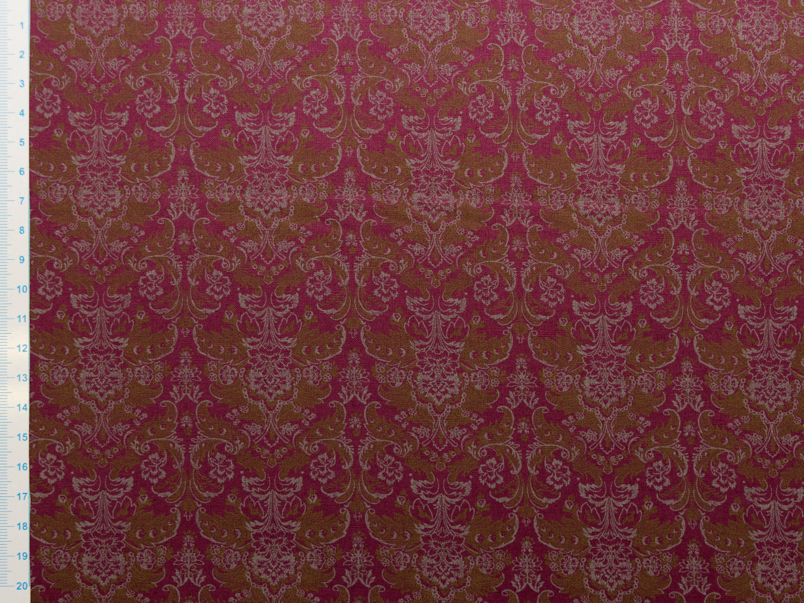 Webware Baumwolle Renforcé mercerisiert für Trachten - Ornamente - dunkles fuchsia