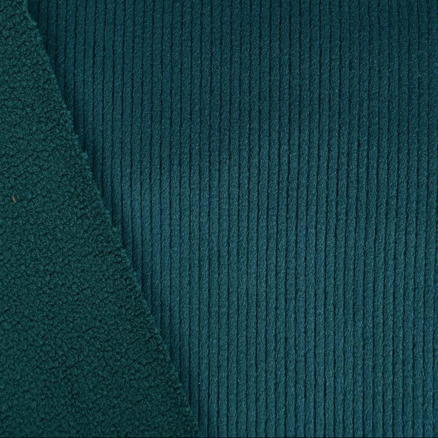 Superweicher Jersey - Doubleface in Cordoptik - uni