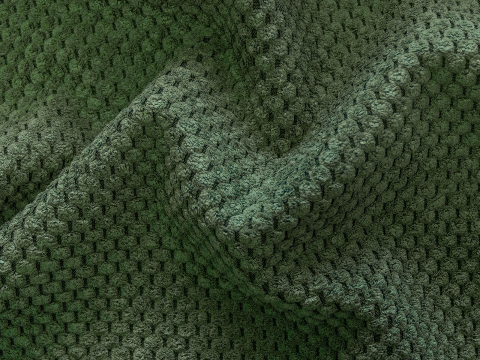 Dekosamt Parma Stoff - Wabenstruktur