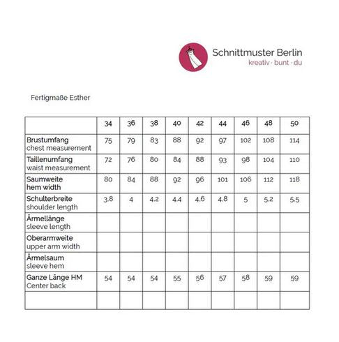 Papierschnittmuster Wasserfall Top Esther