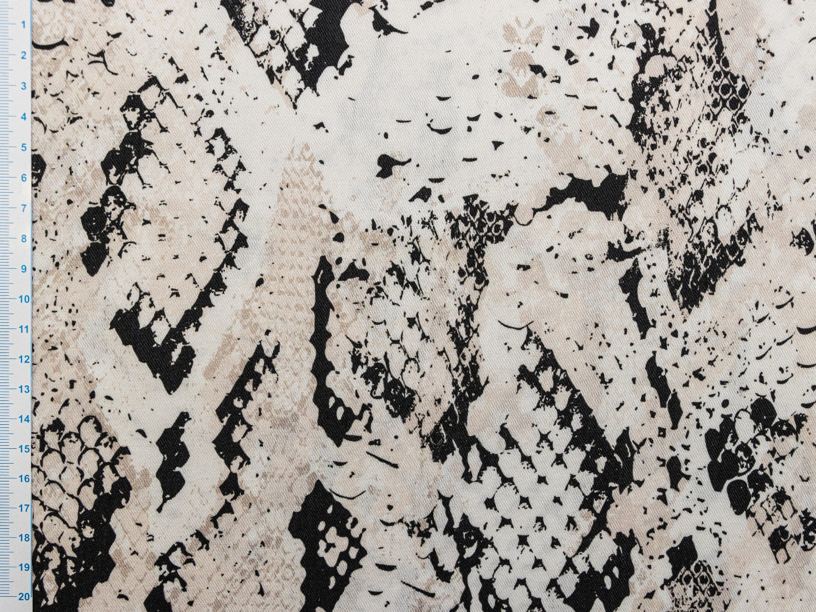 Webware Viskose - Animalprint - beige