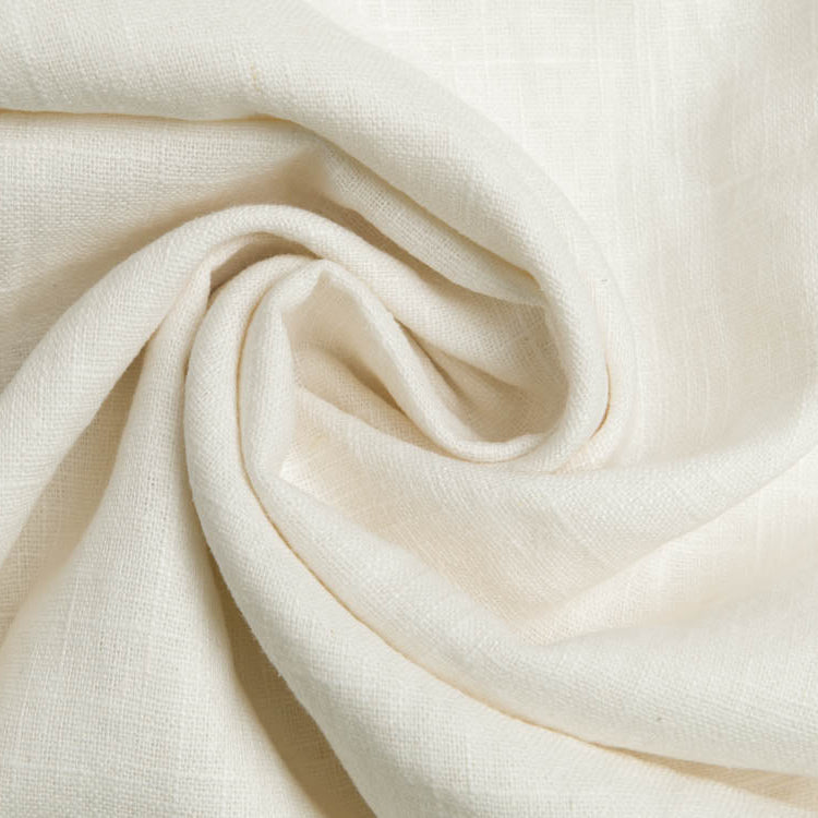 Reines Leinen gewebt - washed - uni