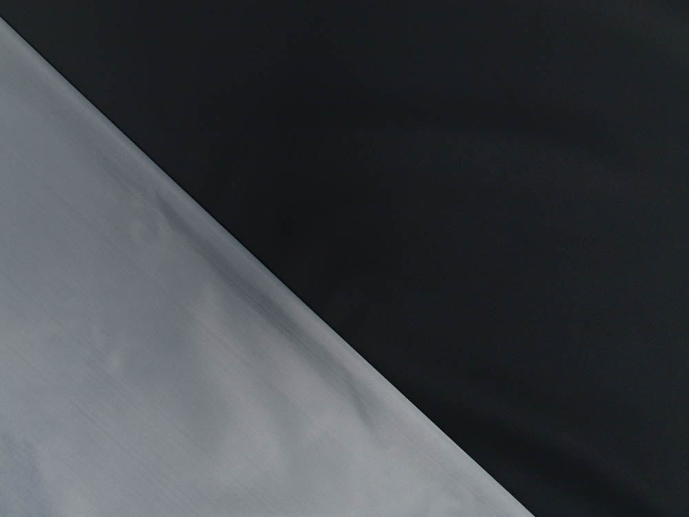 Reflektierender Jackenstoff - uni grau