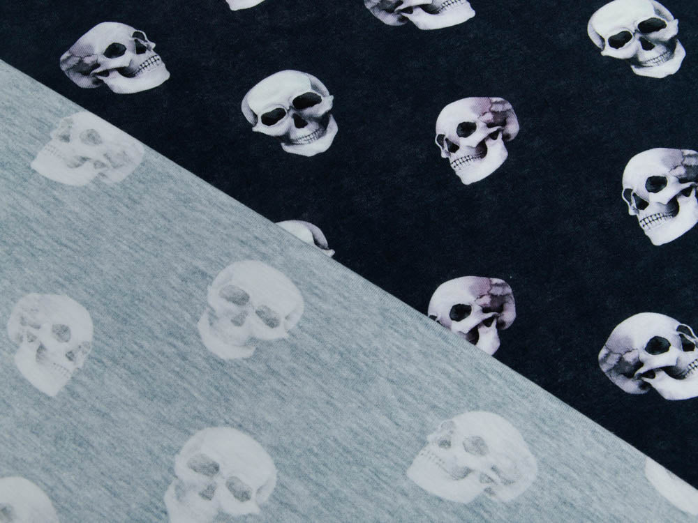 Jersey Digitaldruck by Poppy - Skulls