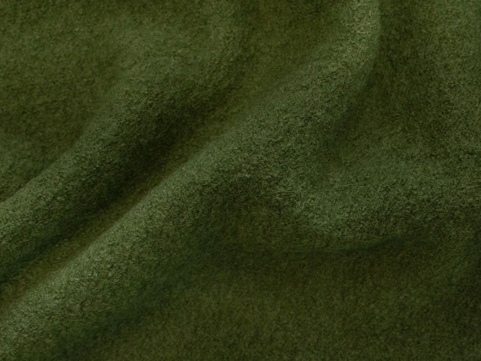 Wollwalk Stoff Naomi gekochte Wolle - uni