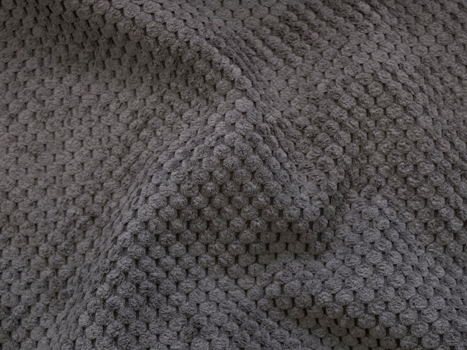 Dekosamt Parma Stoff - Wabenstruktur