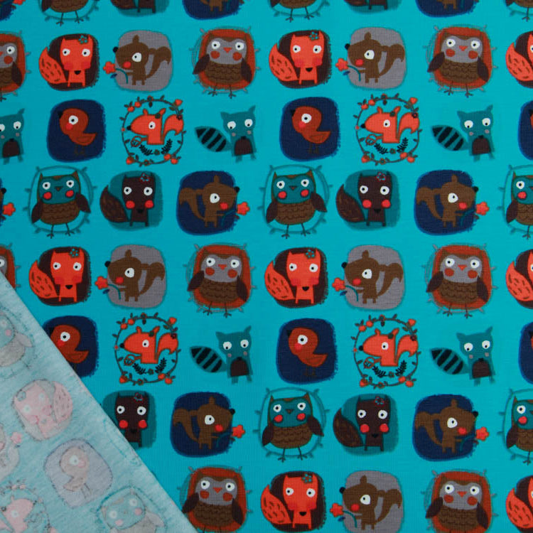 Jersey - verschiedene Patches mit Waldtieren