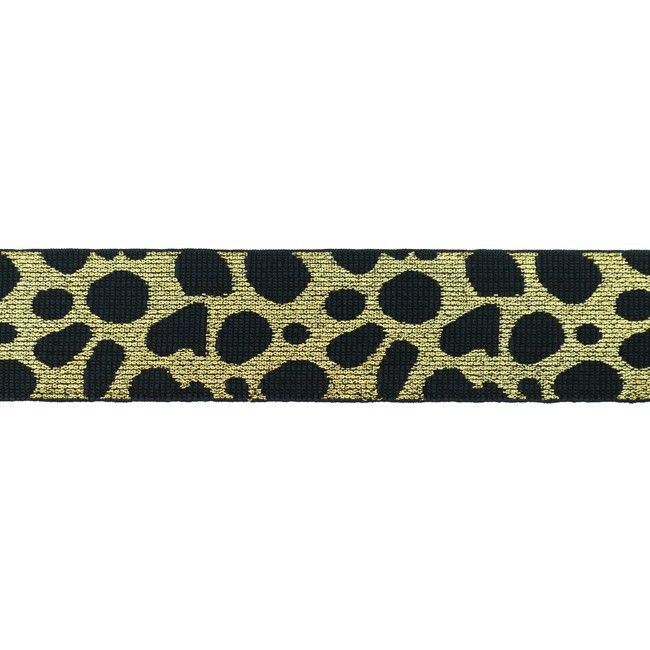 Gummiband ca. 40 mm - Animalprint-Gepard