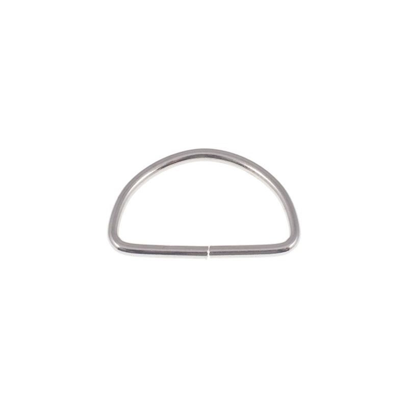 Halbrundringe / D-Ringe 2 Stück ca. 40 mm