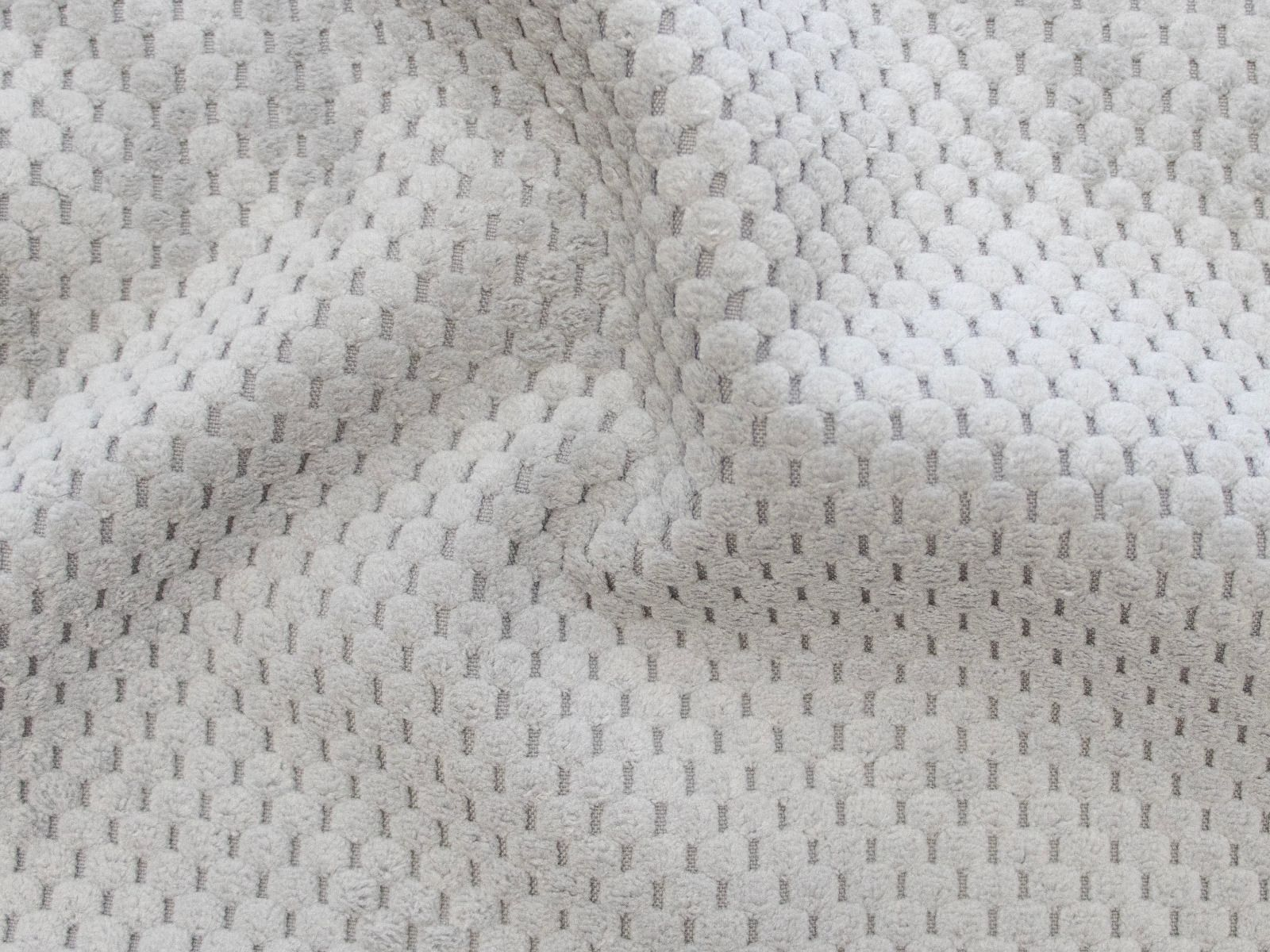 Dekosamt Parma Stoff - Wabenstruktur