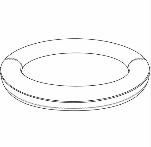 Papierschnittmuster Hundekorb Bello