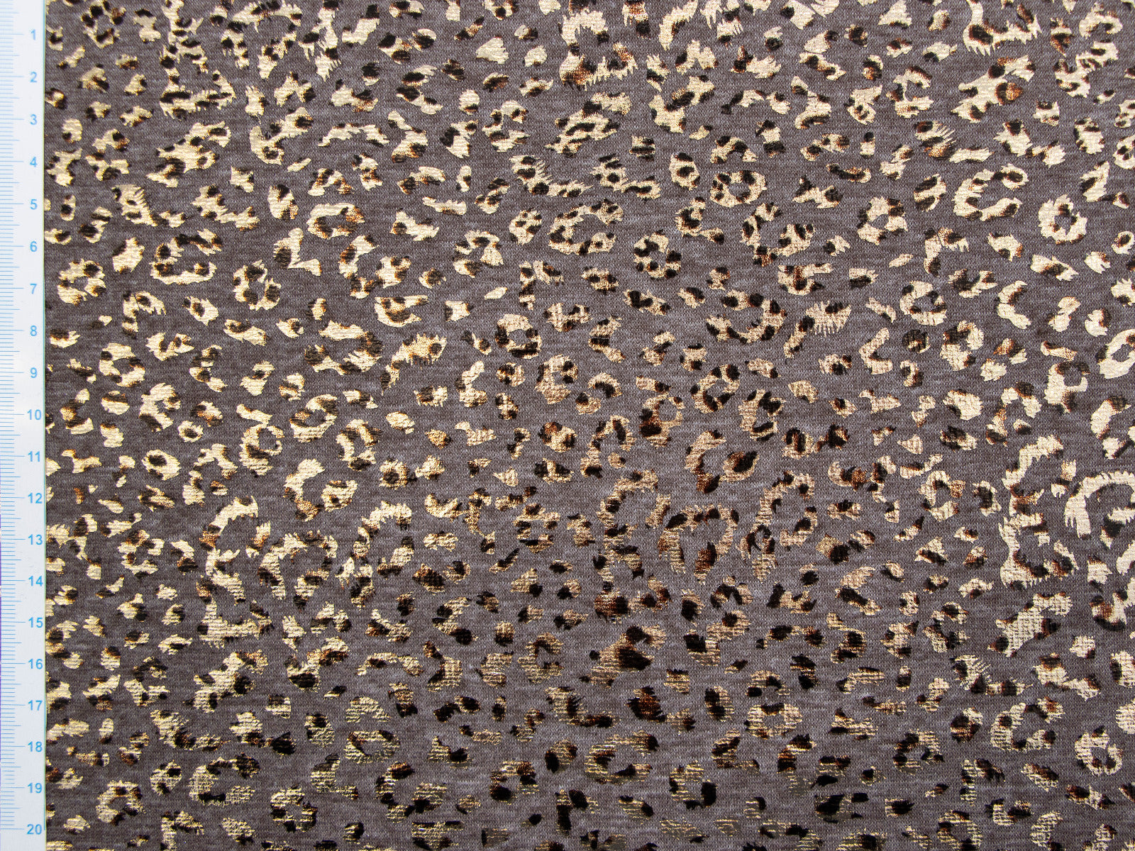 Alpenfleece mit Foliendruck - Leo Animalprint