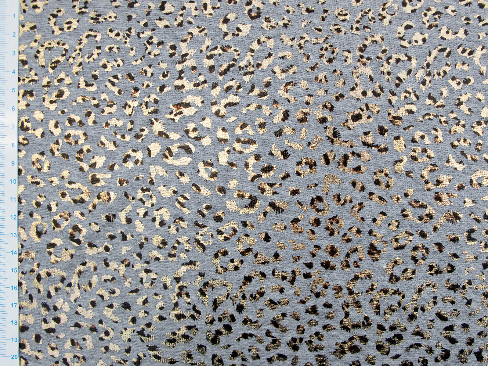 Alpenfleece mit Foliendruck - Leo Animalprint