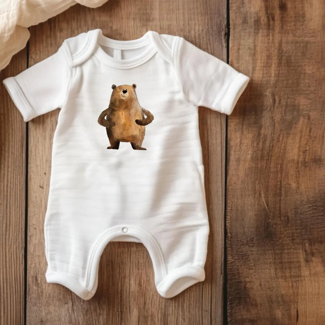 Lustiger Bär Bügelbild