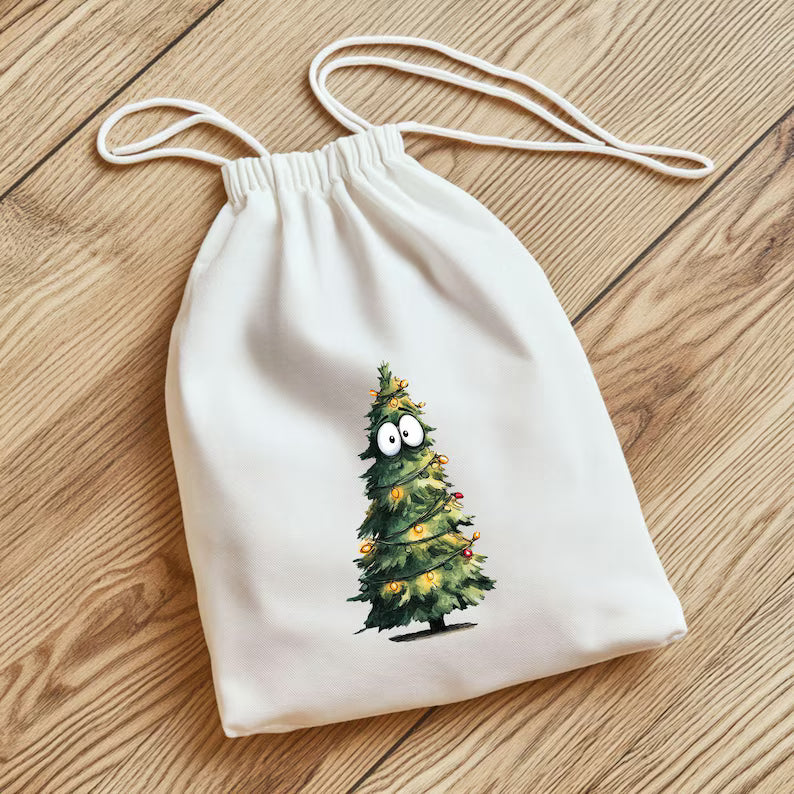 Lustige Weihnachten Bügelbilder - Set - Wasserfarbe