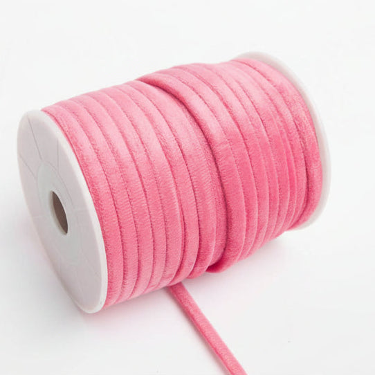 Samtkordel ca. 6mm - uni