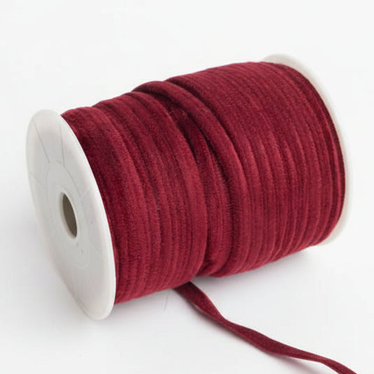 Samtkordel ca. 6mm - uni