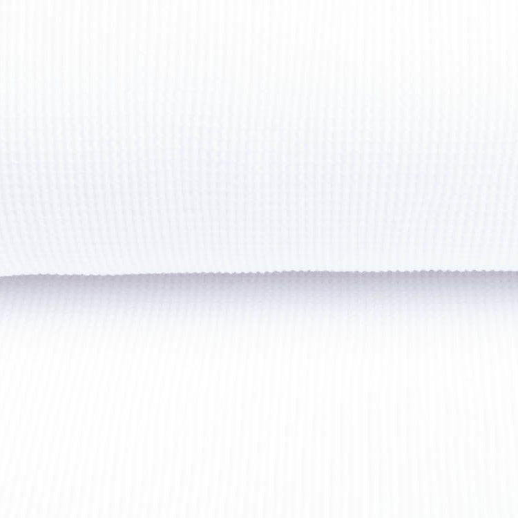 Jersey Waffelstrick - mini Waffeloptik - uni weiß