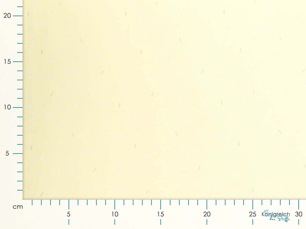 Interlock Sanetta - mini Striche - gelb