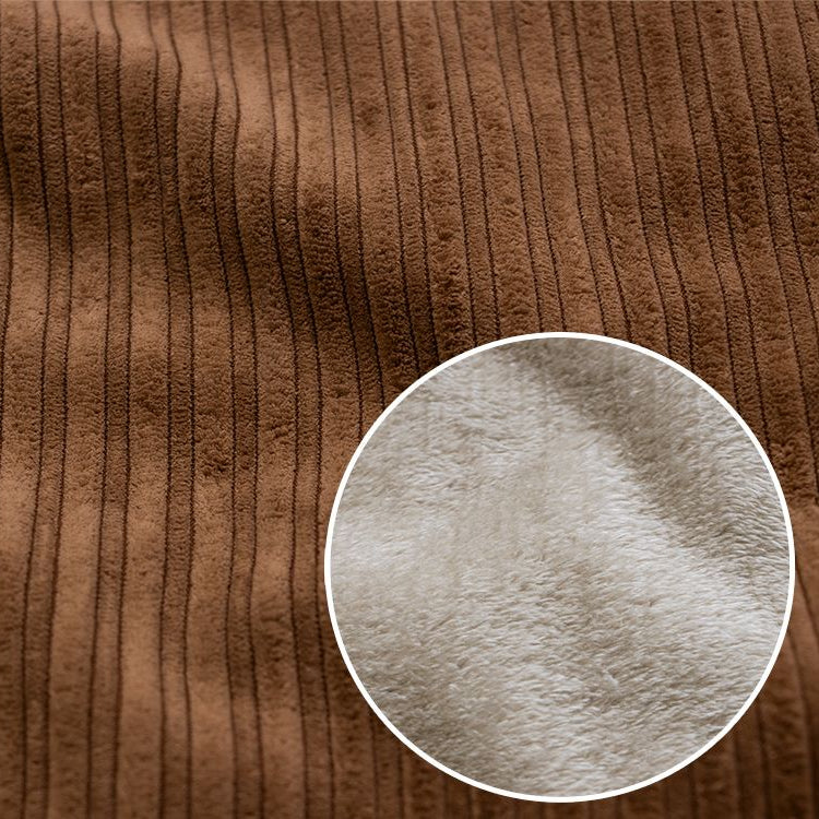 Breitcord mit flauschiger Fellabseite - uni