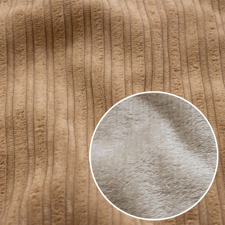 Breitcord mit flauschiger Fellabseite - uni