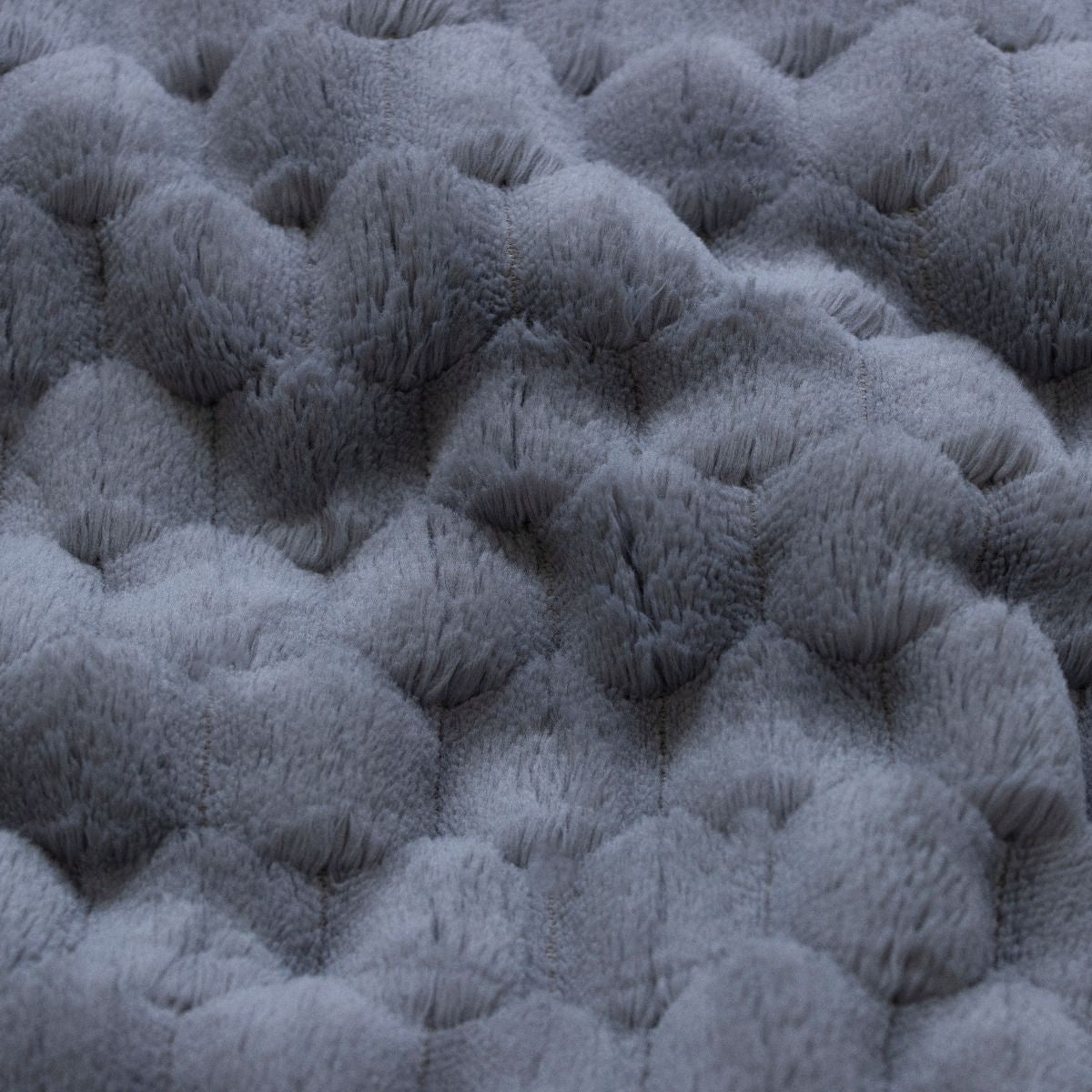 Wellnessfleece Wabenstruktur - uni