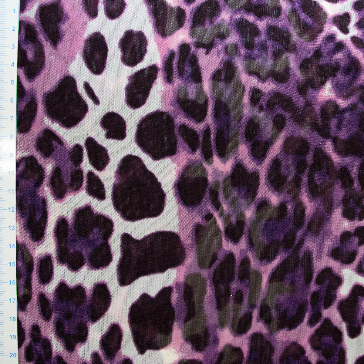 Italienischer Chiffon Viskose - Leo Animalprint