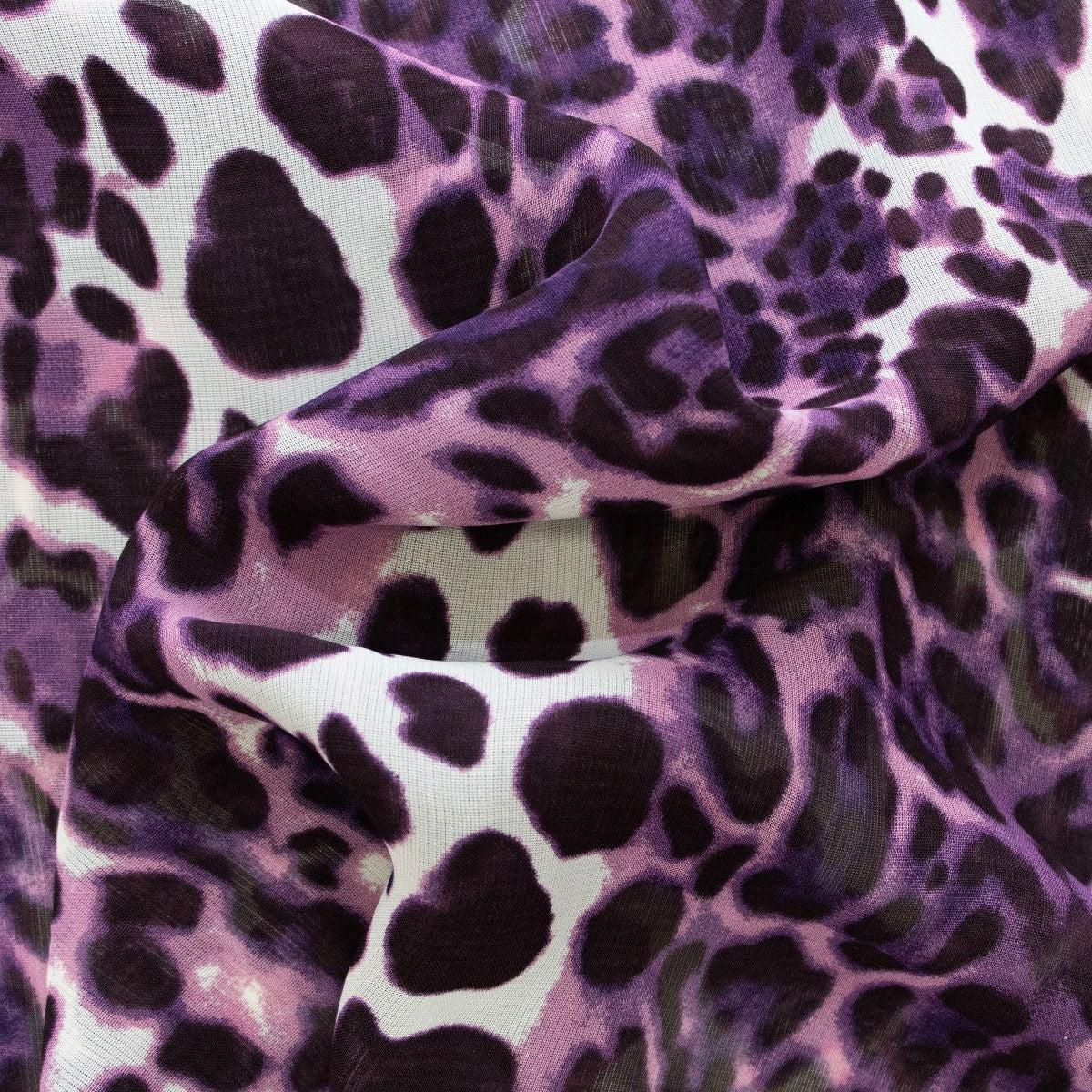 Italienischer Chiffon Viskose - Leo Animalprint