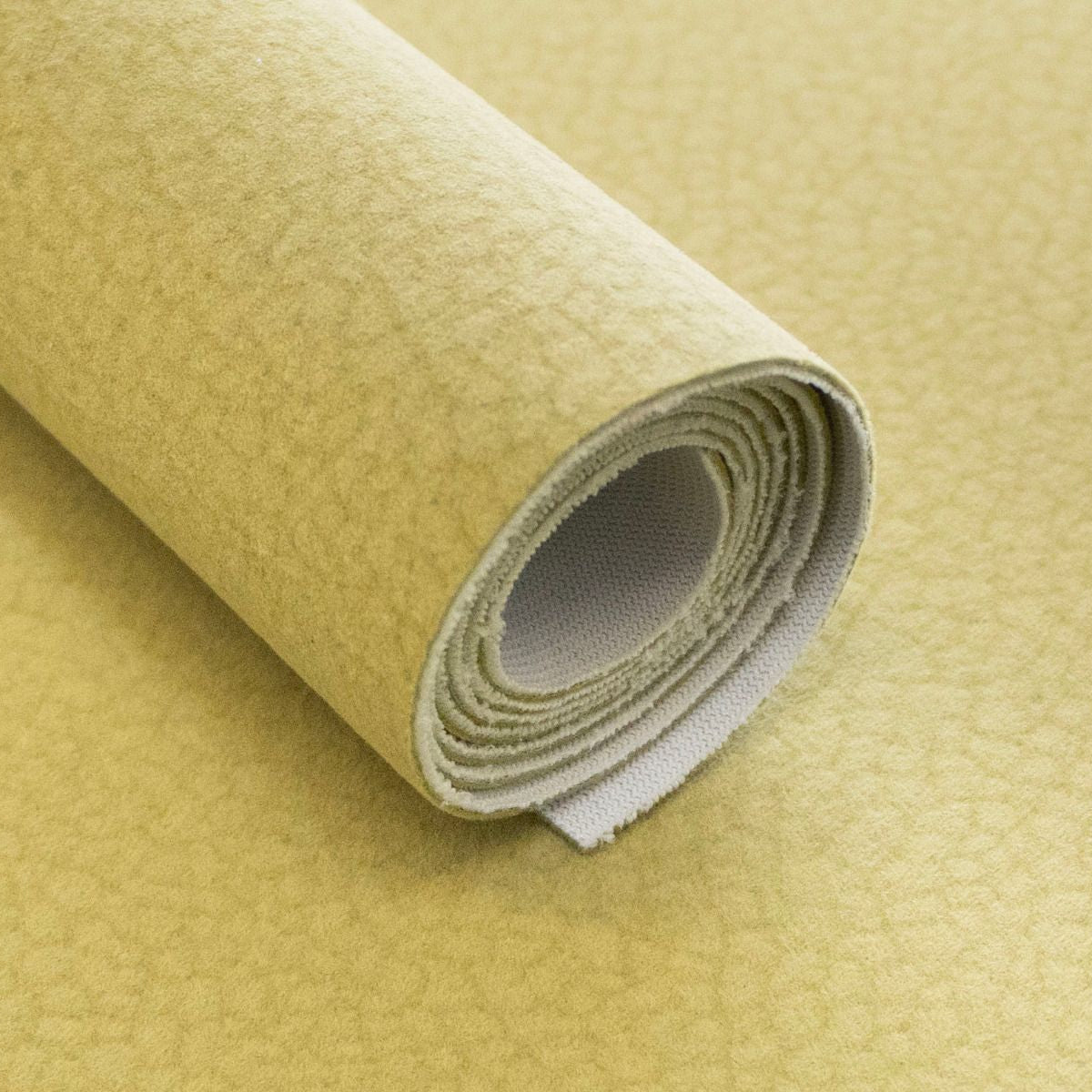 Kunstleder Velours Coupon - gelb - grün