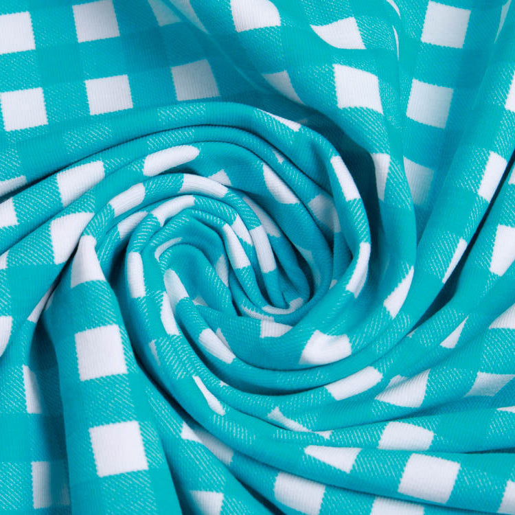 Jersey Avalana - Vichy-Karo 1 x 1 cm