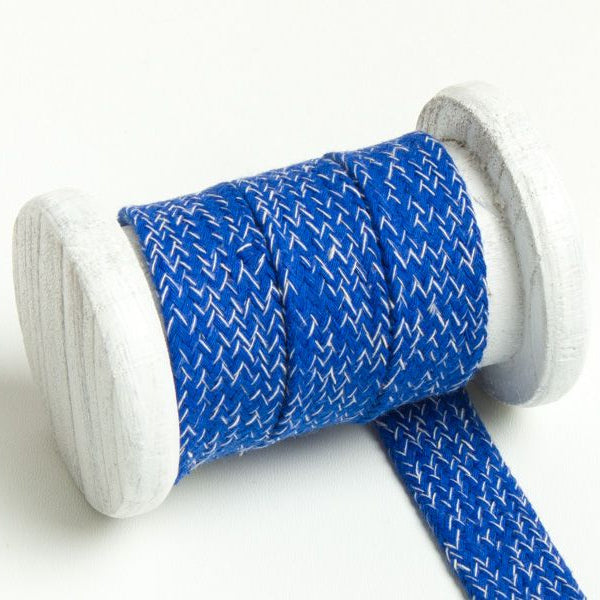 Flache Baumwoll Kordel / Band Hoodie / Kapuze 20 mm breit meliert