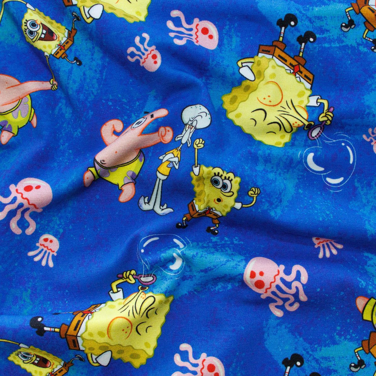 Jersey Digitaldruck - Spongebob - blau