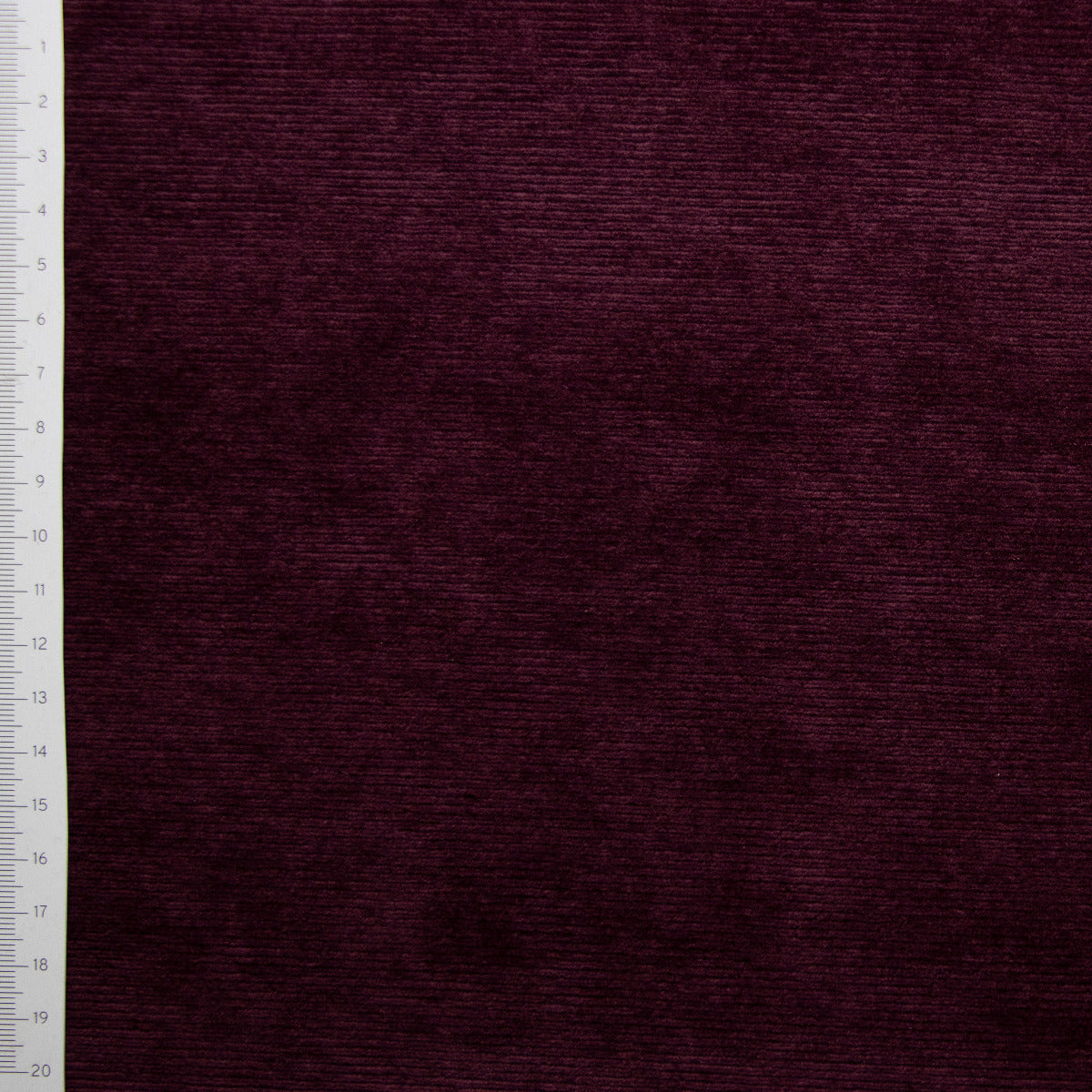 Feincord Jersey - uni bordeauxrot