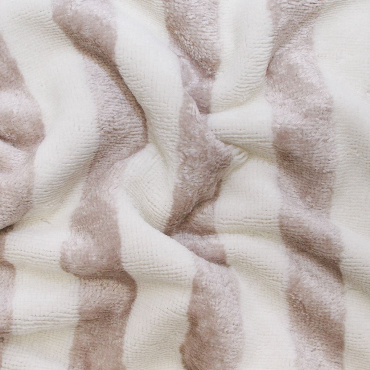 Gestreifter Mikrofrottee Stoff aus Bambus