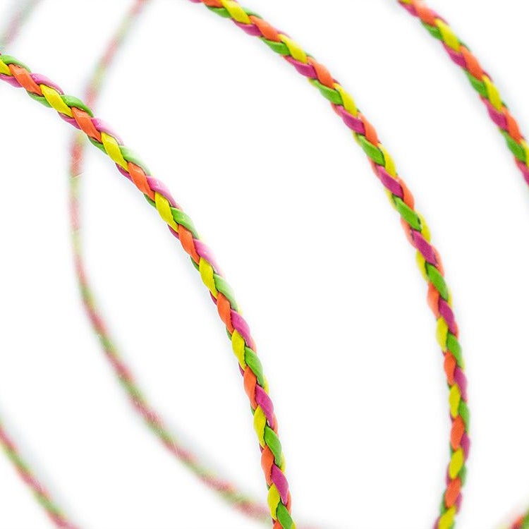 Korkkordel- Schnur rund geflochten