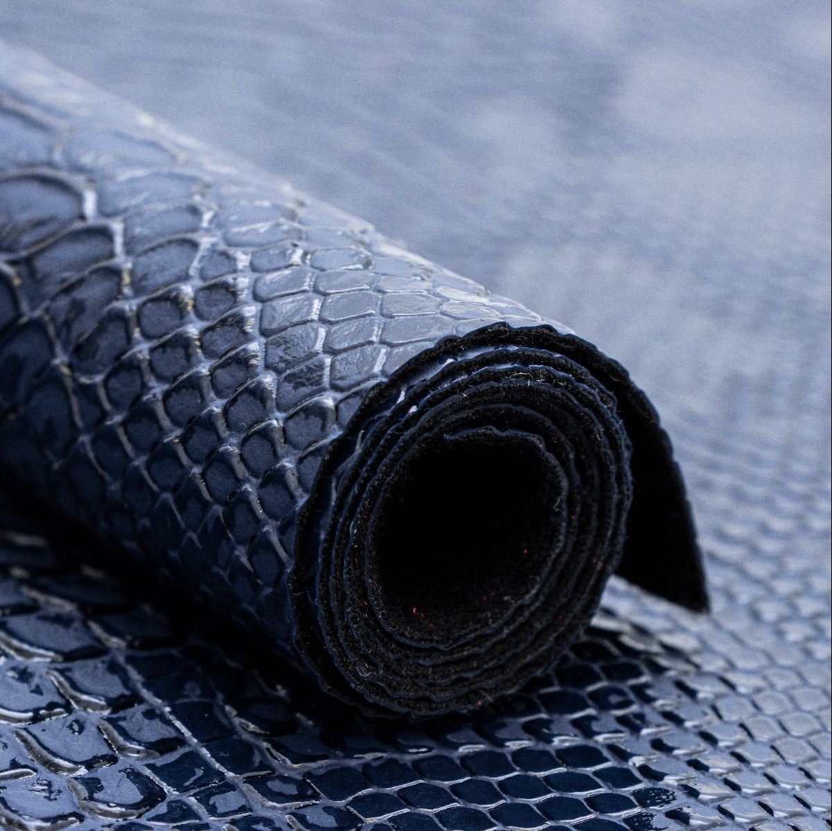 Struktur Kunstleder Coupon ca. 50 cm x 70 cm - Reptiloptik