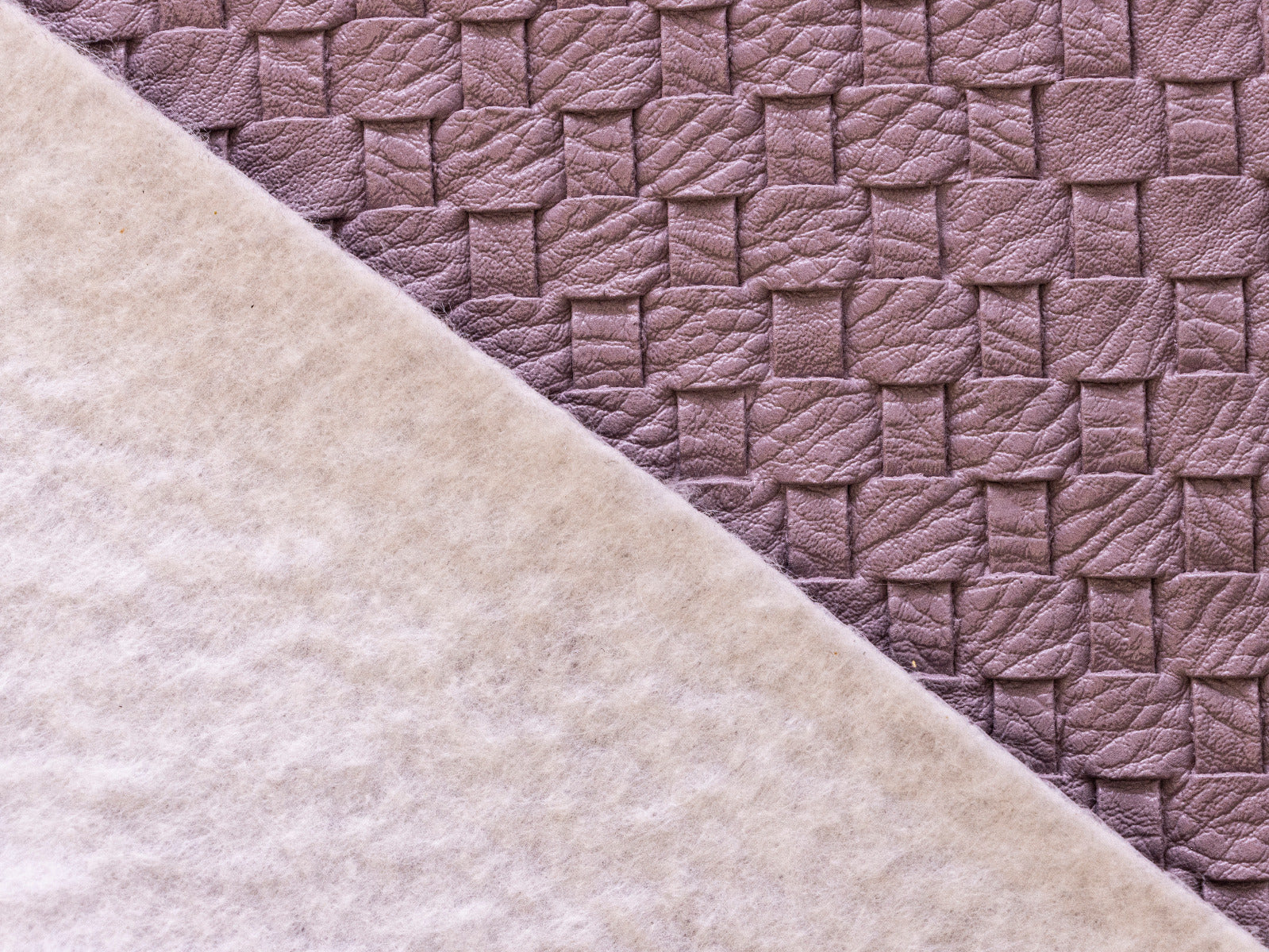 Kunstleder Swafing Beatrice Coupon ca. 50 cm x 70 cm - Flechtmuster