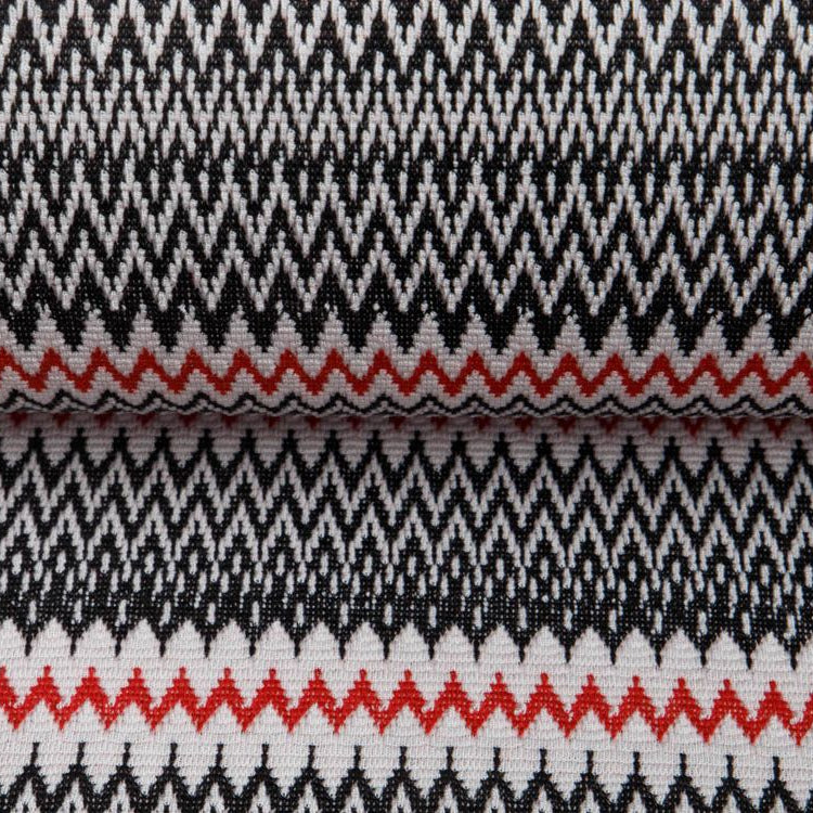 Jacken- und Mantelstoff - Chevron - weiß