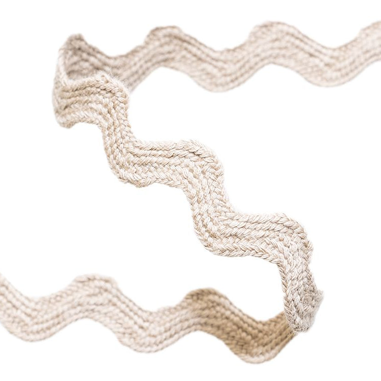 Bogenlitze/Zackenlitze hochwertige Baumwolle ca. 20 mm - uni